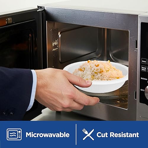 Miniatura 6 de Georgia-Pacific Dixie - Cuencos de papel de peso mediano de 12 onzas por GP PRO, color blanco, UXB12WS, 500 cuencos por caja