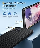 Vista 6 de FNTCASE Funda para Motorola Moto G-Power-5G-2024: funda protectora de doble capa resistente para teléfono celular a prueba de golpes con parte