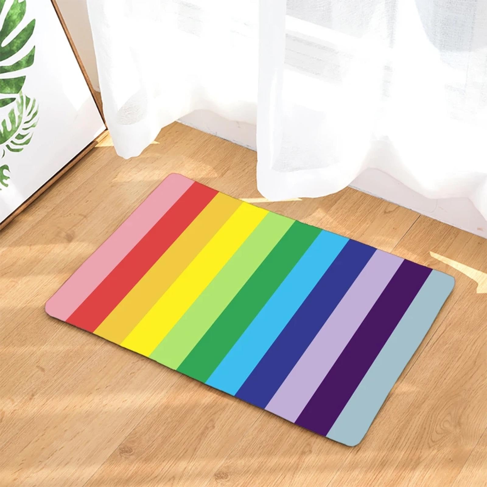 Alfombras para dormitorio y cocina coloridas de 50x160cm de pasillo textil