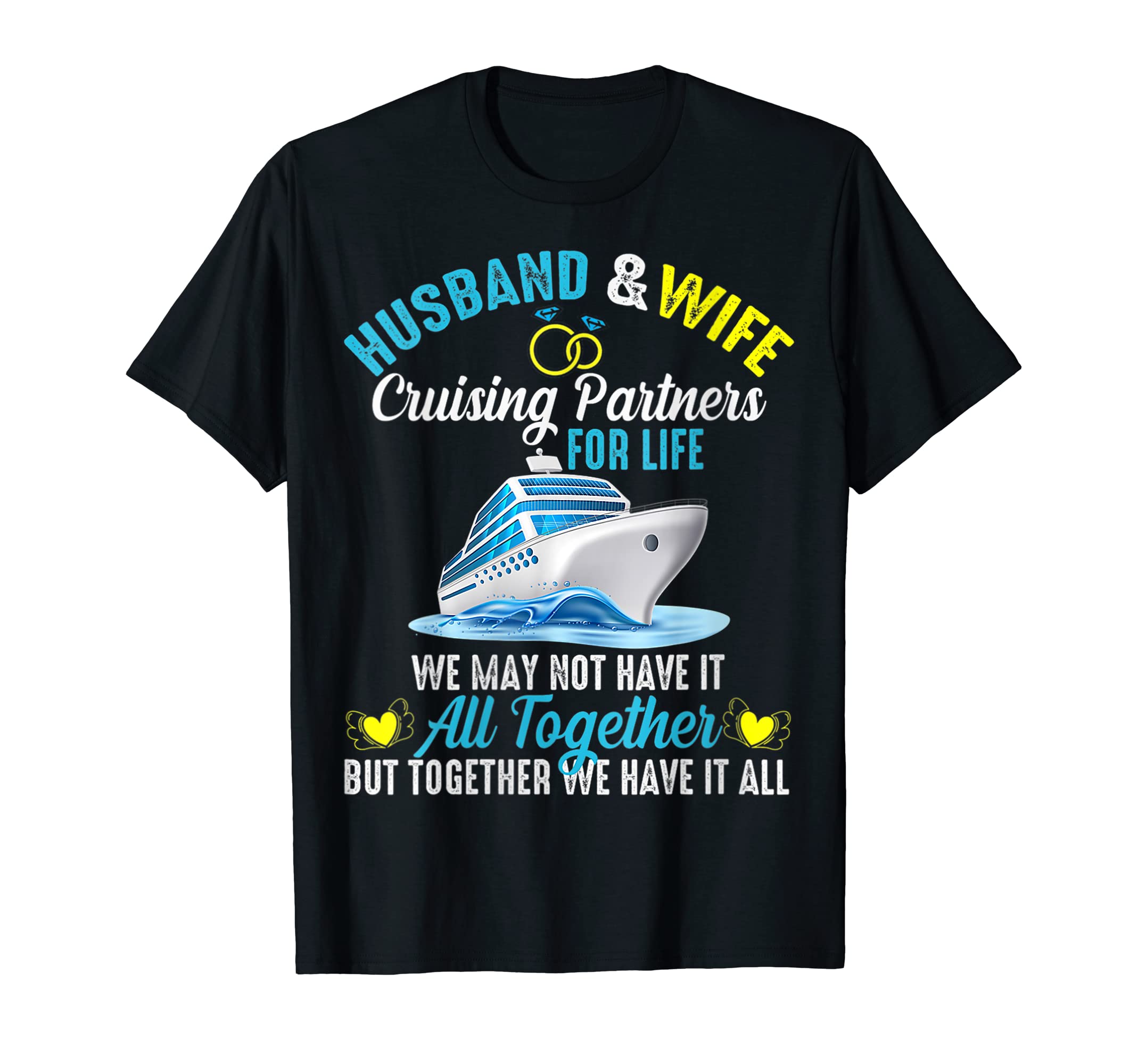 Womens Couples Anniversary 2023 Cruise TripCouples Anniversary 2023 Cruise Trip Husband Wife Matching T-Shirt