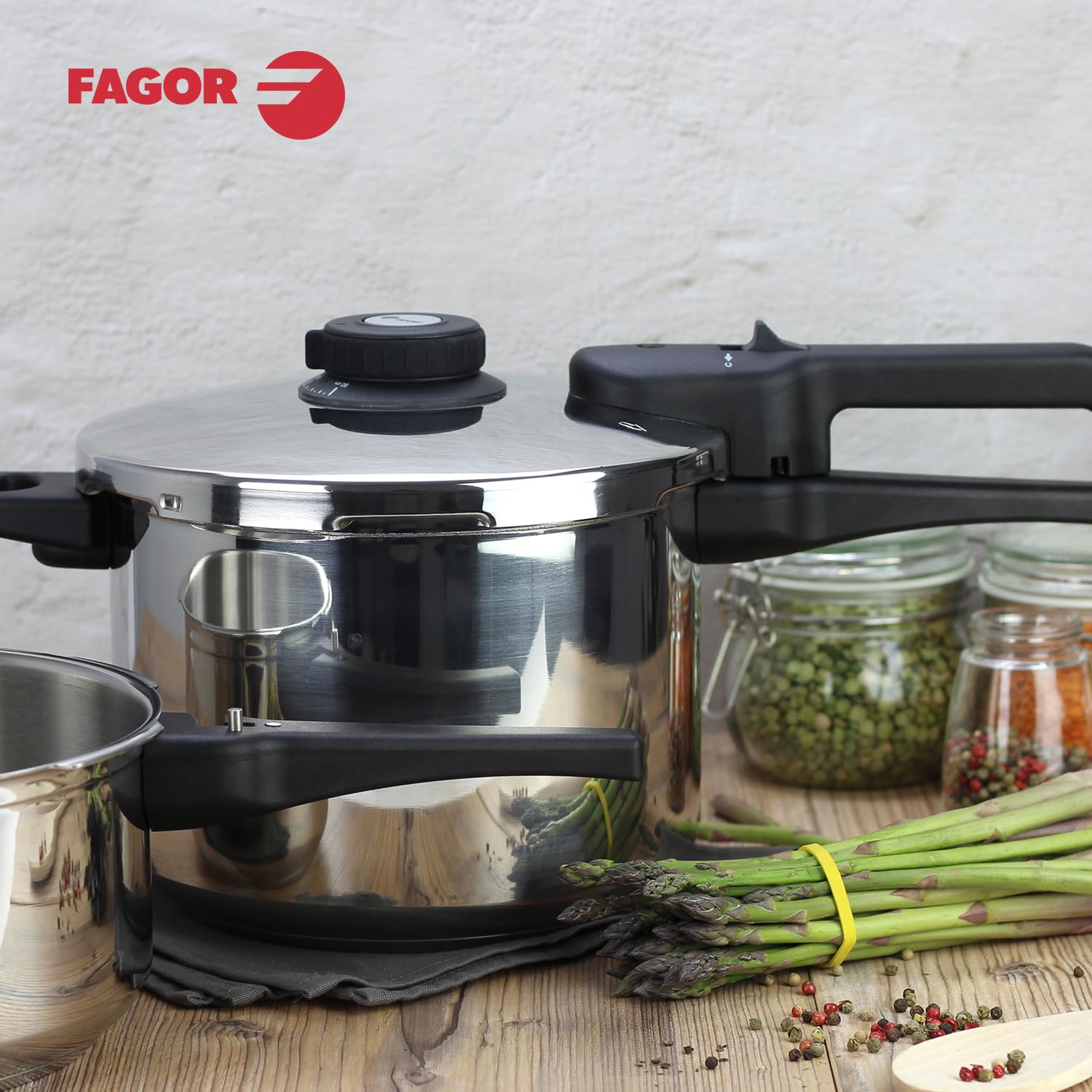OLLA SUPER RAPIDA DUAL XPRESS 6L INOX 18/10 FAGOR