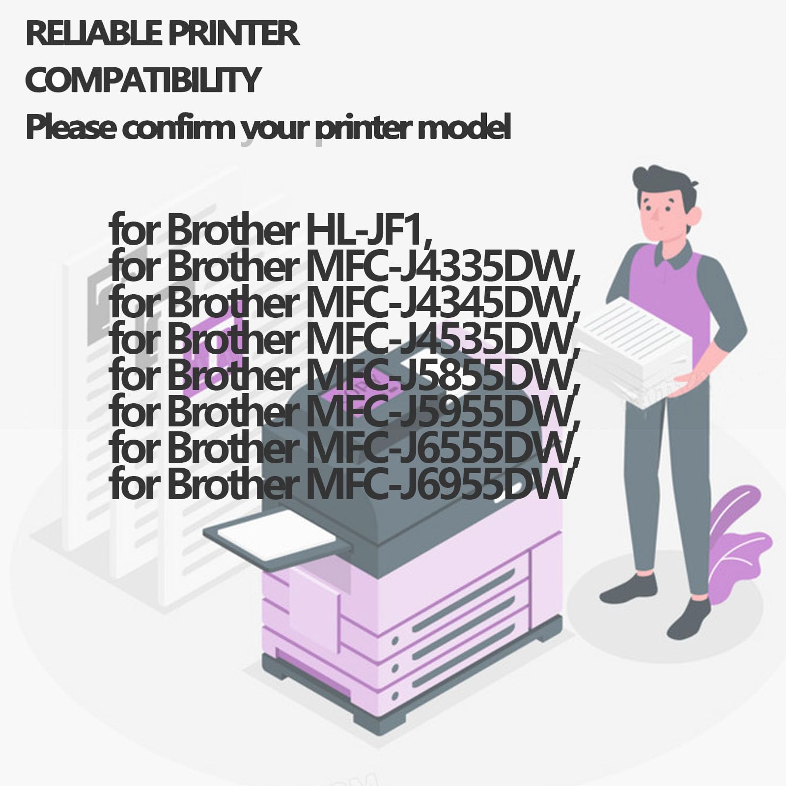 Amazon.com: LC406 Ink Cartridges Replacement Suitable for Brother
