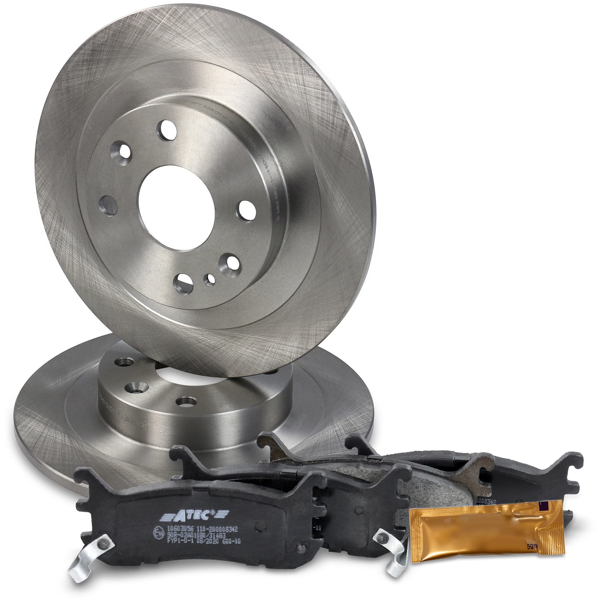 KIT FRENI POSTERIORI GANSCE ATE E TAMBURI FIAT GRANDE PUNTO 199