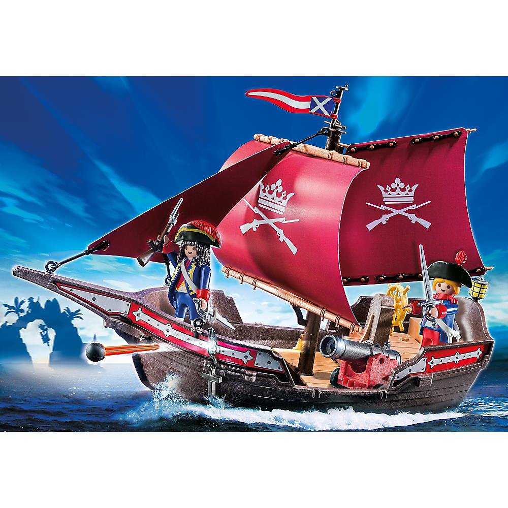 PLAYMOBIL - Barco Patrulla de Soldados (66810)
