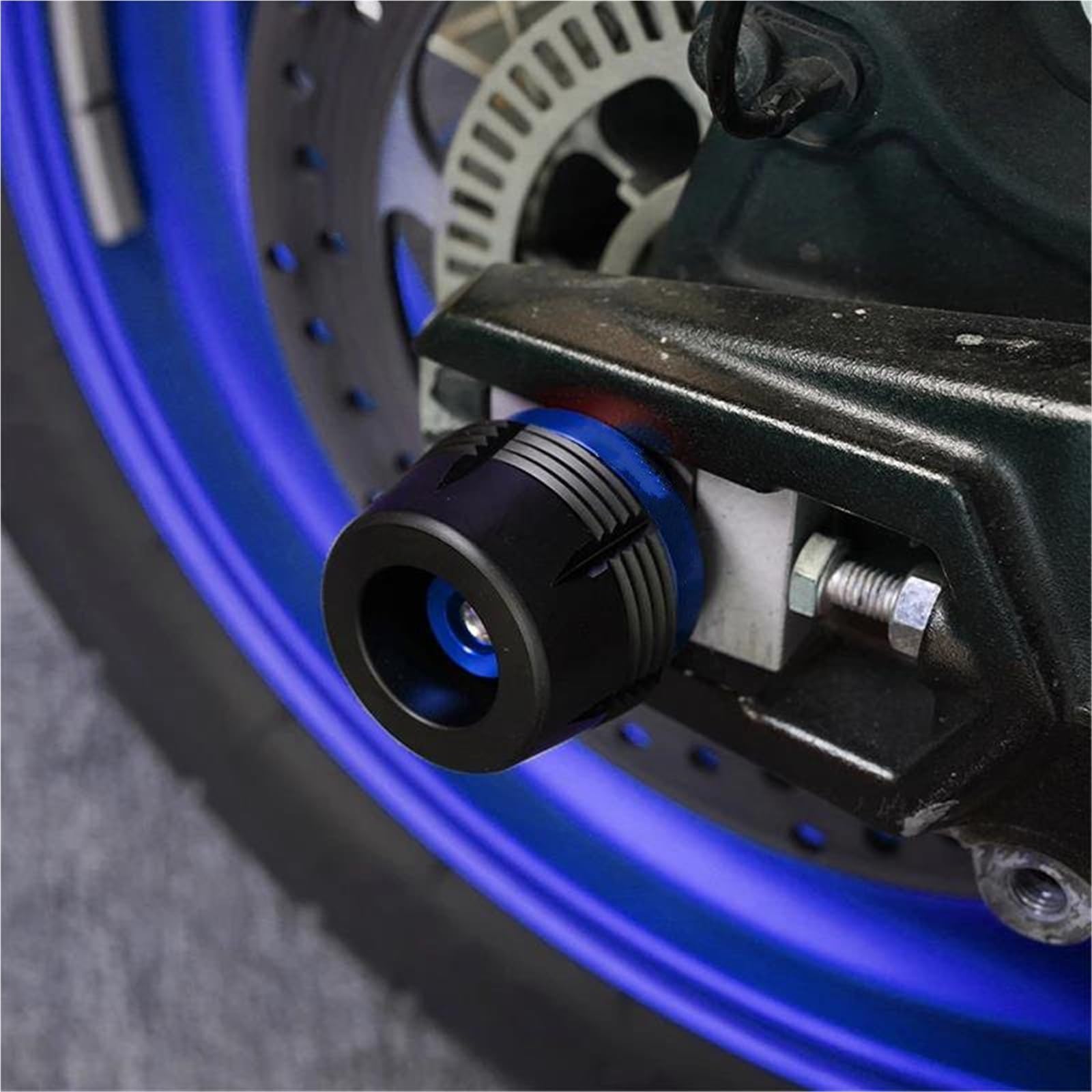 Motorrad Sturzschutz Für Yamaha YZFR1 YZFR3 YZFR6 YZFR7 YZFR9 Motorrad Vorne Hinten Rad Gabel Slider Achse Crash-schutz(Front Rear-Red)