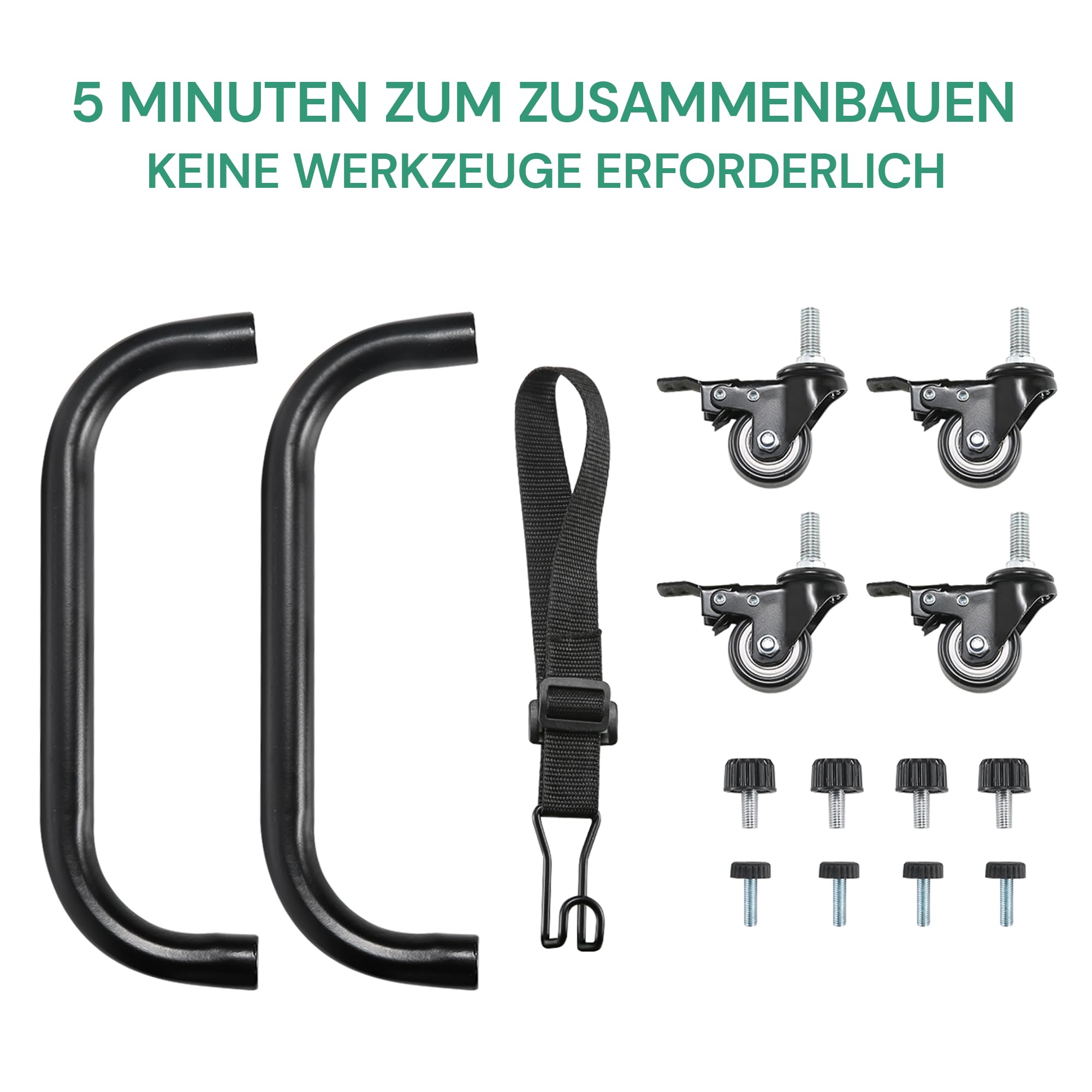 SunsGrove Klappbett 191x97 cm mit 13 cm Memory Foam Matratze, Gästebett Klappbar für Erwachsene, Faltbares Metallbett mit Rollen, Reisebett Stabil bis 200 kg Belastbar