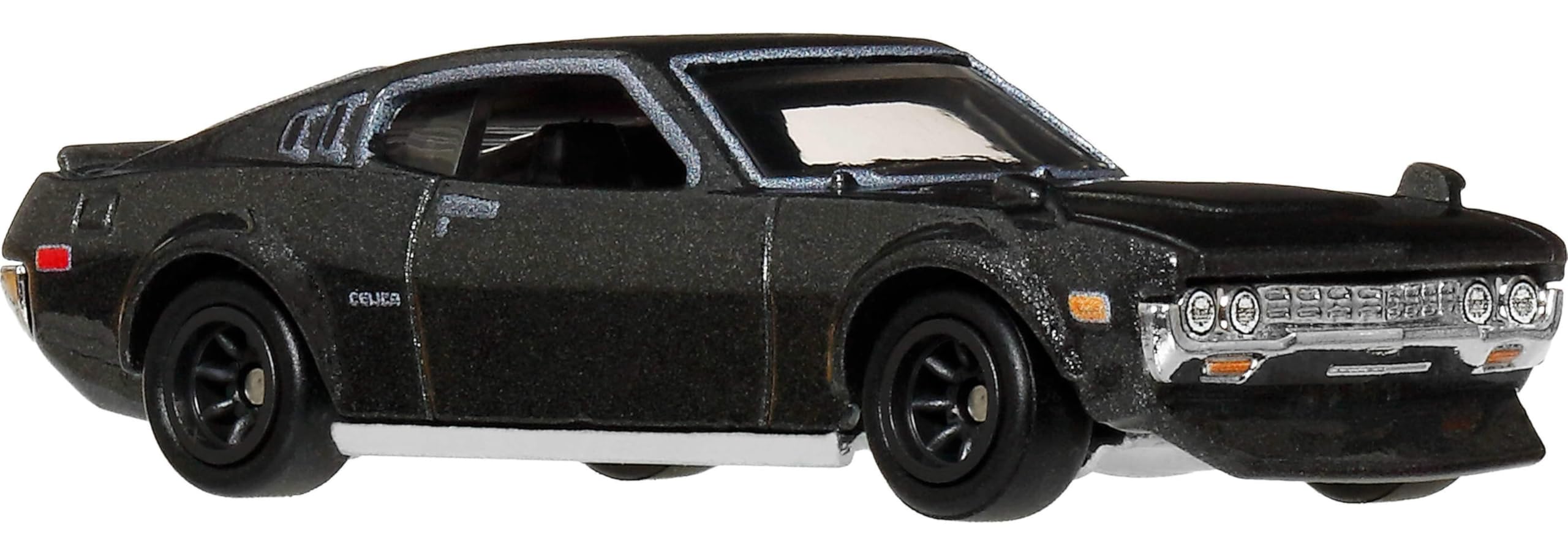 Hot Wheels Premium Car Culture Kultowe auta Samochodzik 1977 Toyota Celica (RA28), metalowe auto w skali 1:64, opony Real Riders, metalowa konstrukcja, samochód zabawka, JKD98