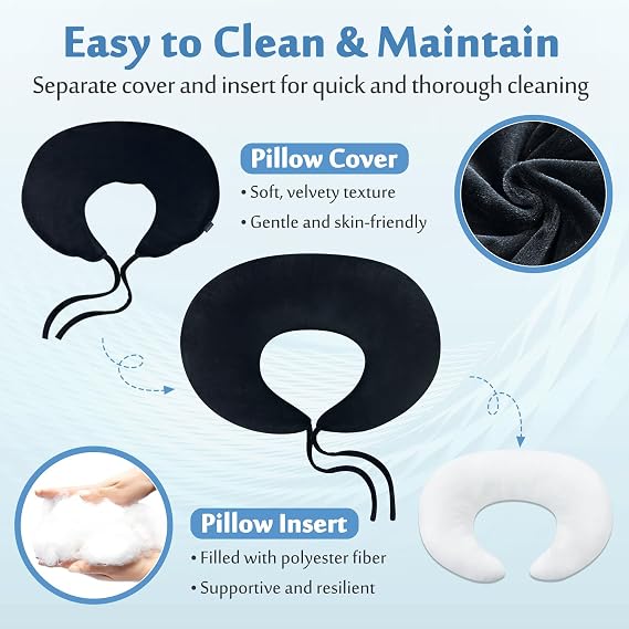 AOSSA BBL Pillow for Sleeping, Brazilian Butt Lift Recovery Pillow