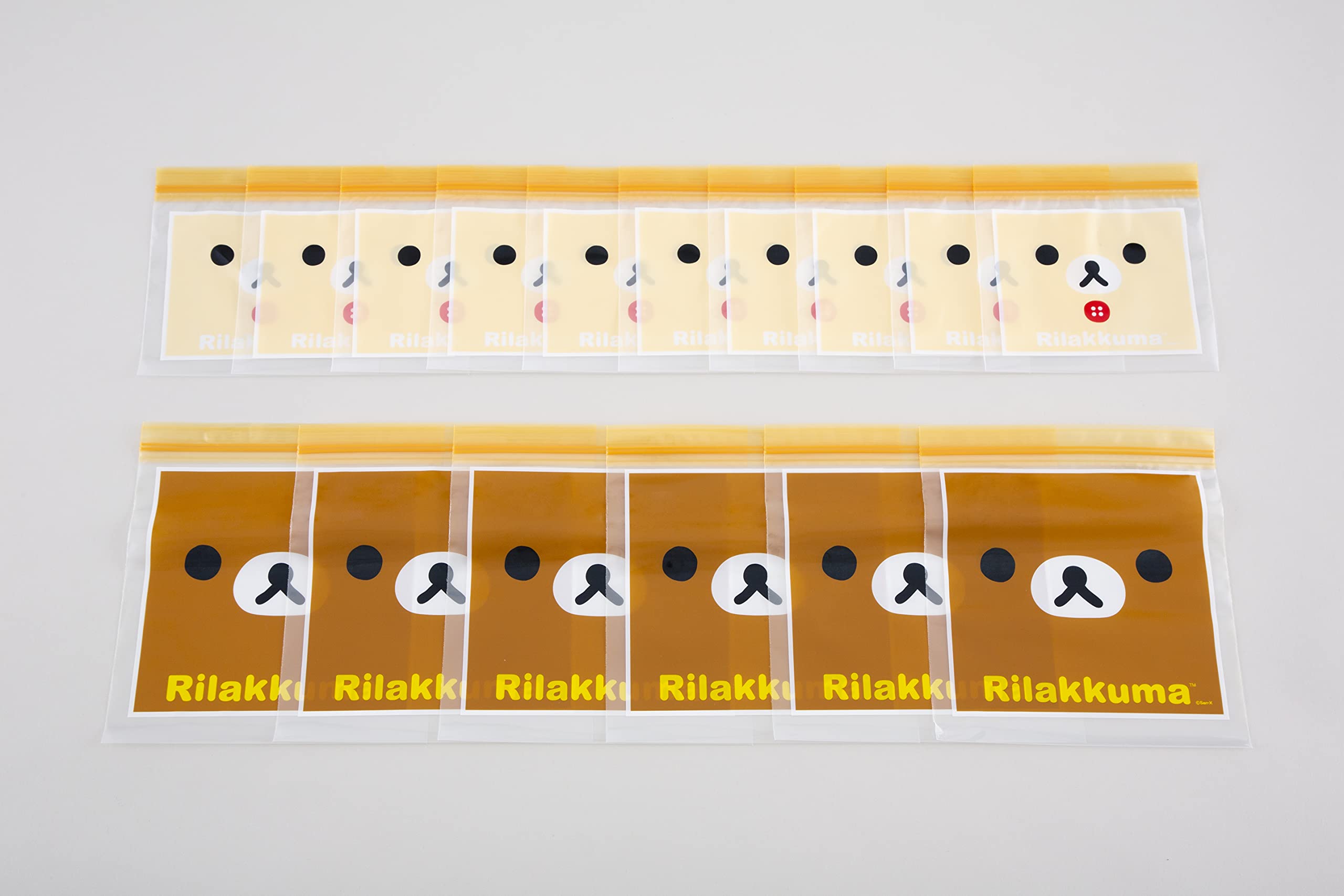 Amazon.co.jp: 岩谷マテリアル ZIPBAG リラックマ 16枚入 ジッパー付
