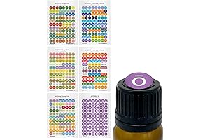 doTERRA Essential Oils Labels and Lid Stickers for Rollerballs Bottles and Organizing Oils