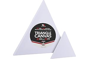 WA Portman Triangle Canvas 2 Pk: Premium Small and Large Painting Canvases