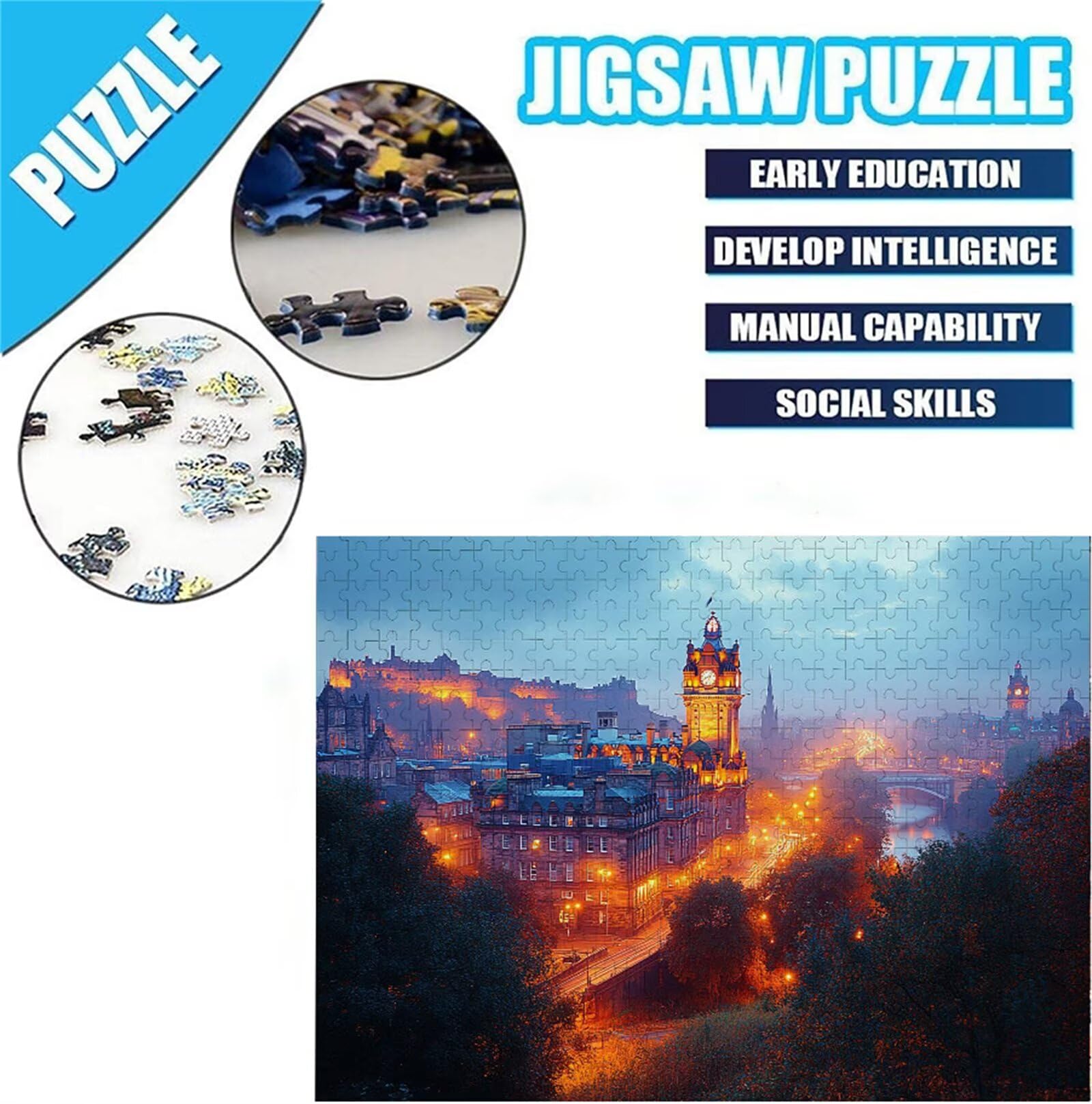 Puzzle 2000 Piezas Adultos Paisaje Puzzle Imposible Rompecabezas Pieza De Madera Jigsaw Un Rompecabezas Desafiante, Uegos Rompecabezas para Toda La Famili Regalo Hombres Mujeres 70.5X99.5cm Z-13