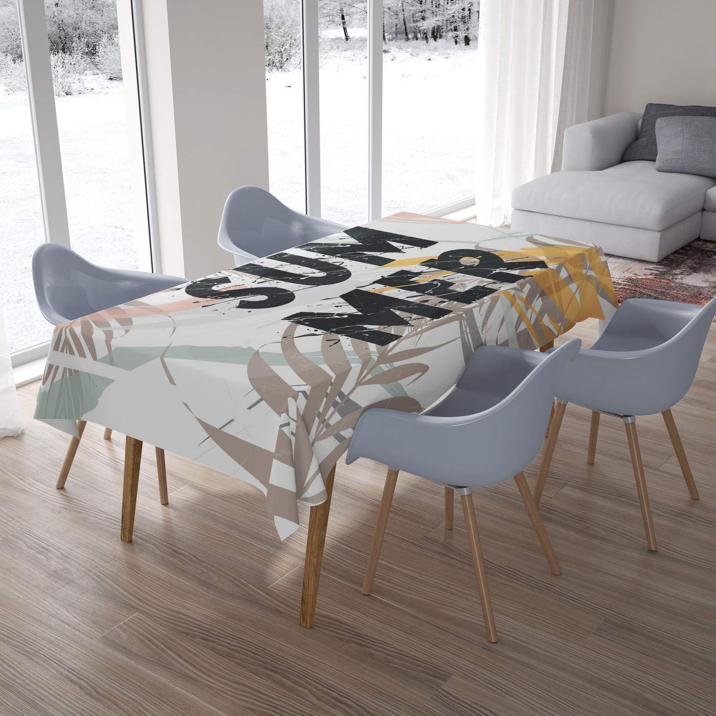 Bonamaison Kitchen Decoration, Tablecloth, 140cm x 200cm - Designed and Manufactured in Turkey