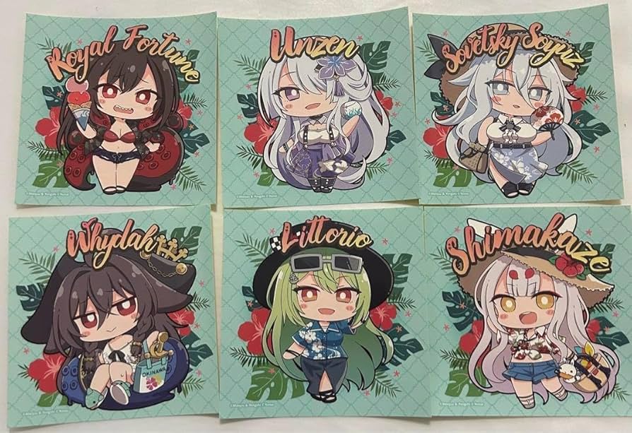 Amazon.co.jp: アズ旅in沖縄 ステッカーシール アズールレーン