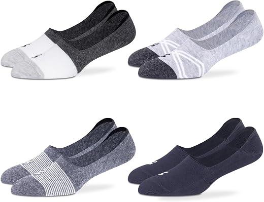 Supersox Low Cut No Show Loafer Socks For Men Combo, Made With Durable, Breathable, Anti Odour &amp; Moisture Absorbent Combed...