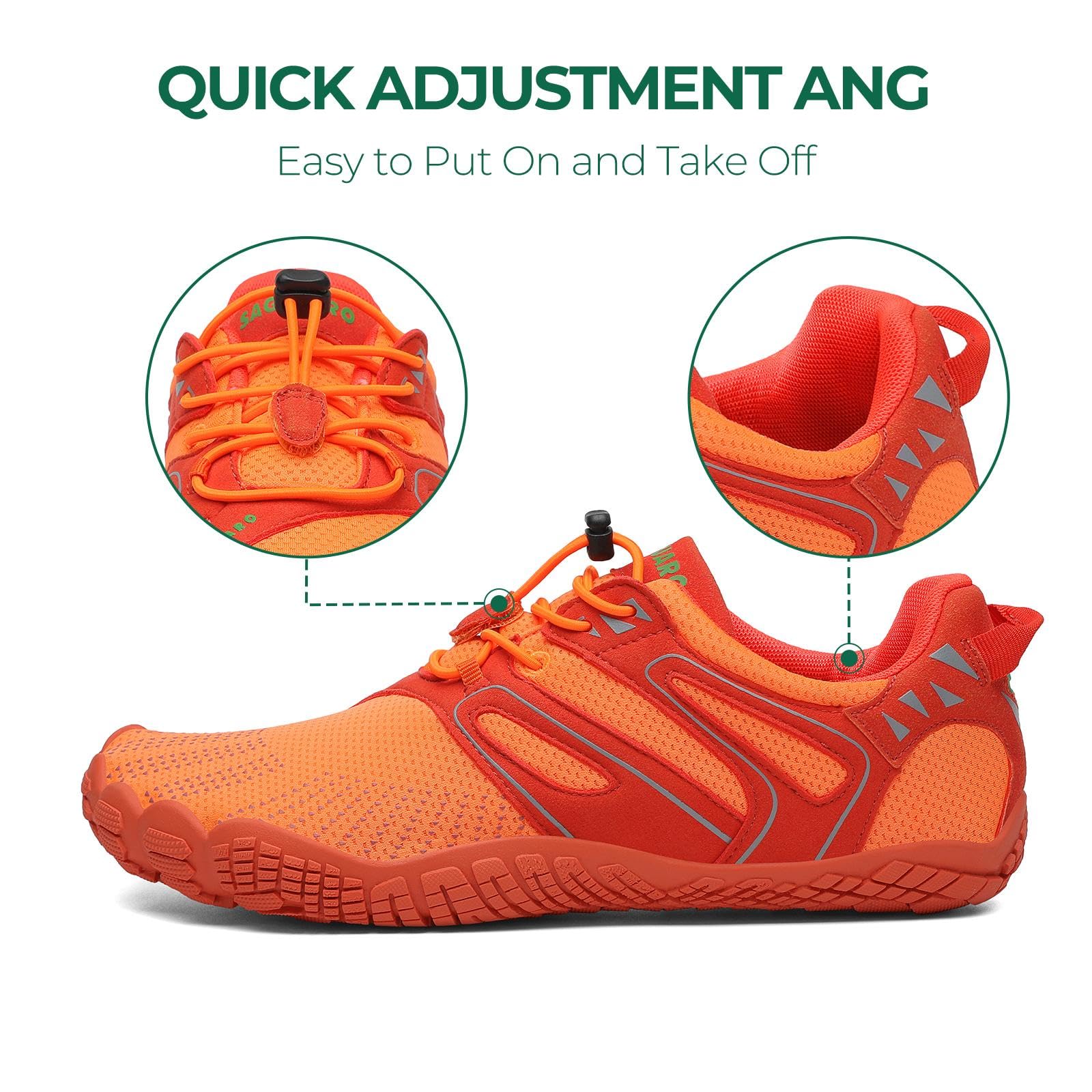 SAGUARO Scarpe Barefoot Shoes Minimaliste Scarpe da Trail Running Uomo Donna Gr.36-48