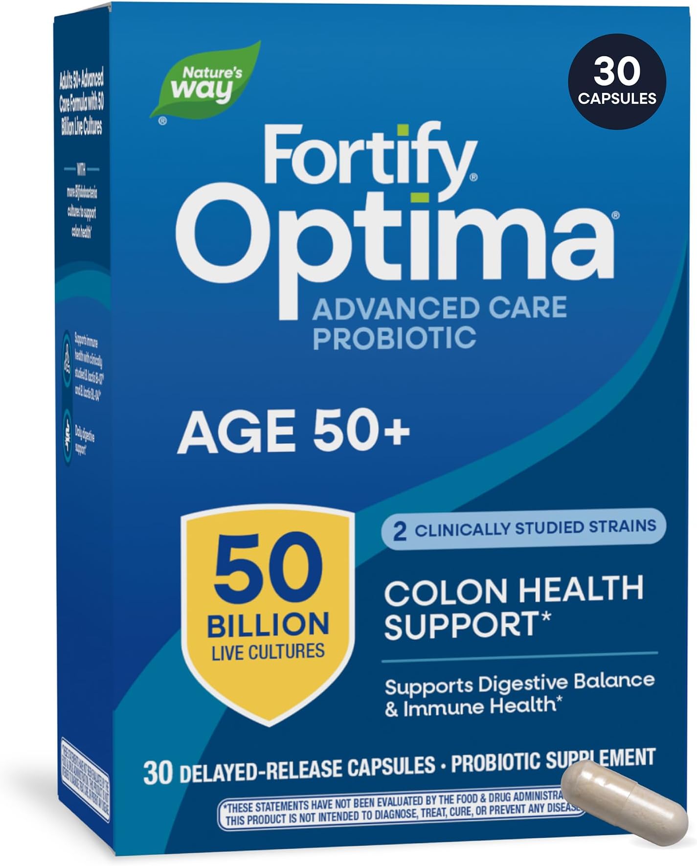 Primadophilus Optima Adult 50+, 30 Veg Capsules
