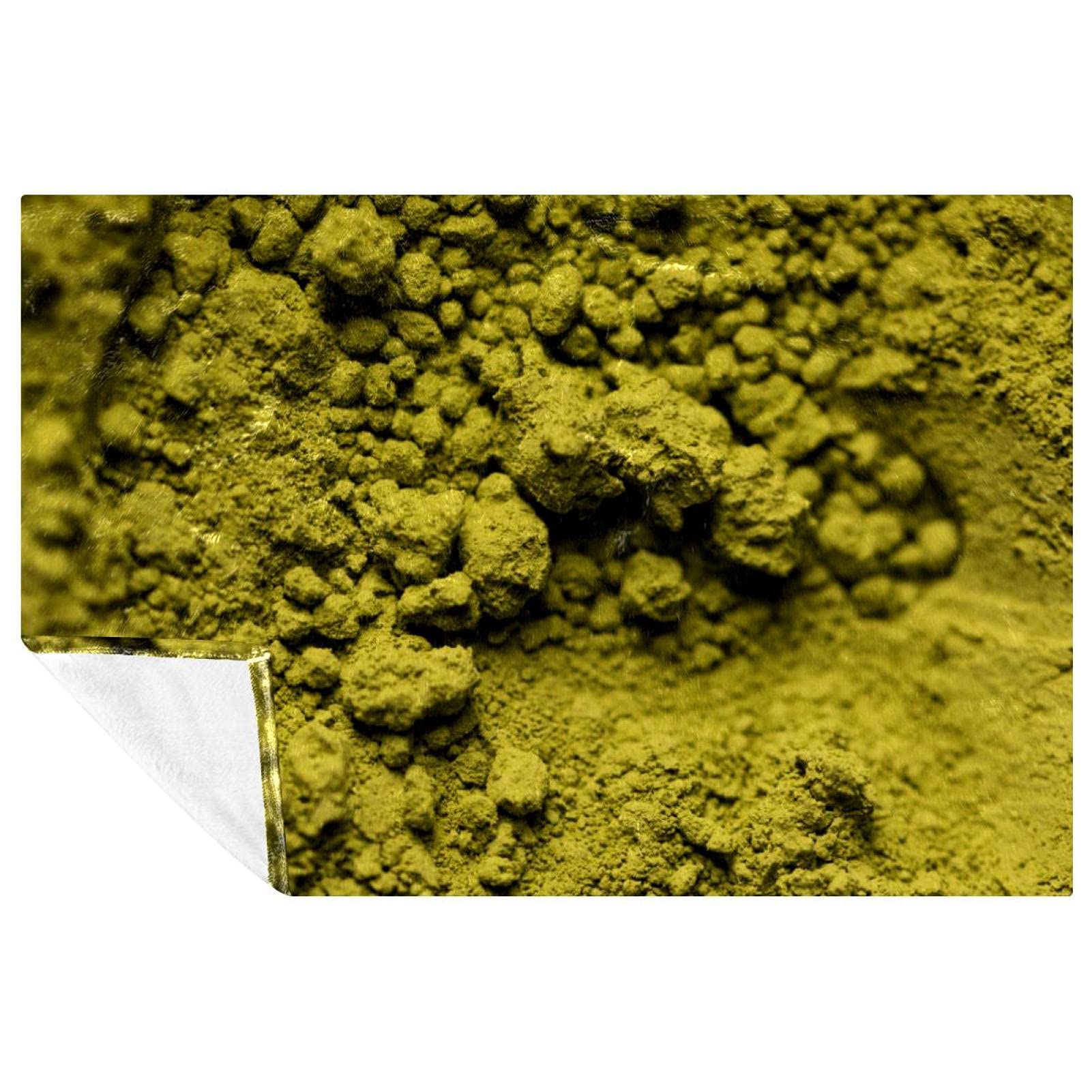 Couverture matcha 150x100 cm douce et chaude pour lit et canapé