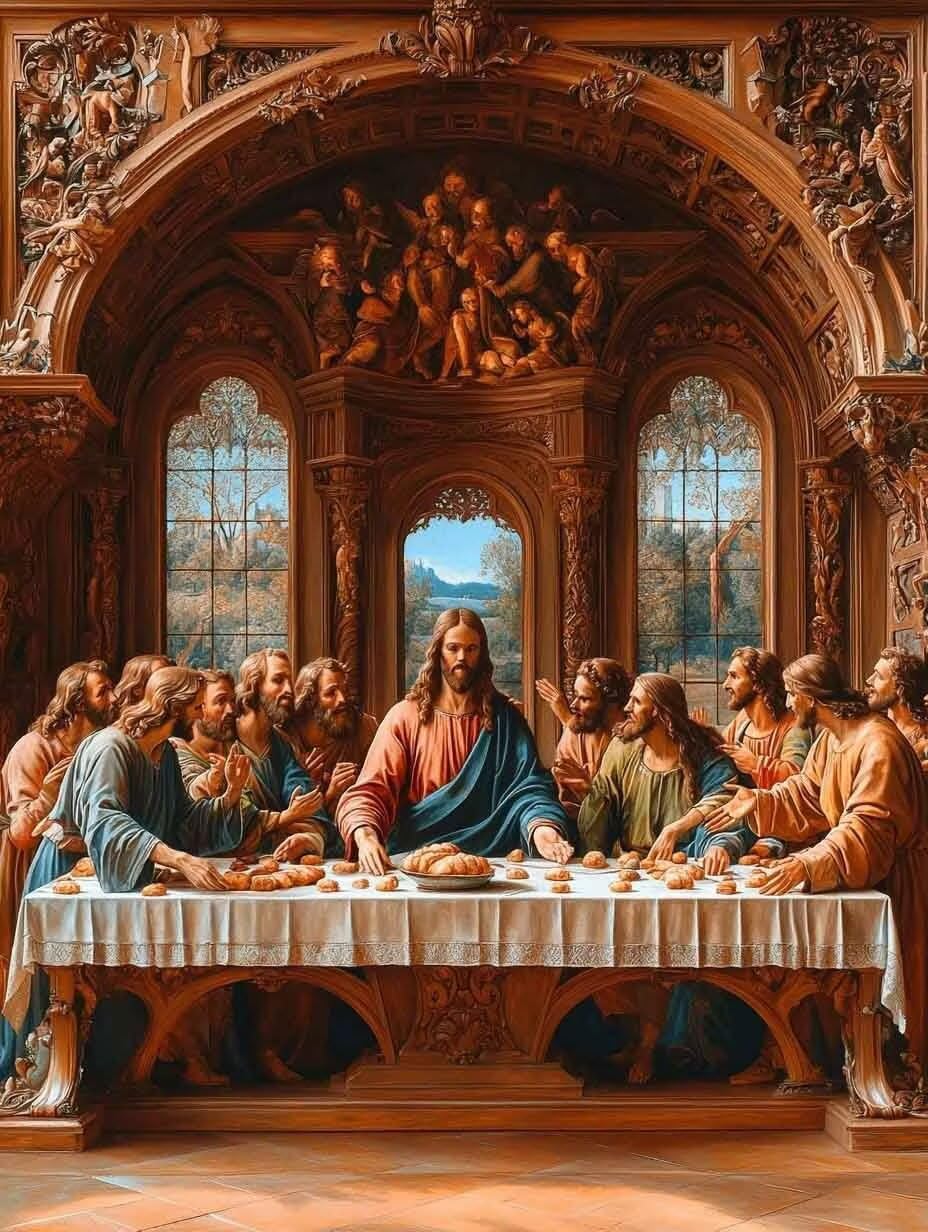 Diamentowe malowanie Ostatnia Wieczerza Diamentowe Malarstwo Abstrakcyjne Diamentowe Malarstwo Dorośli Początkujący Diamentowy Ścieg Krzyżowy DIY Dorośli Zestaw do Dekoracji Domu, Prezent