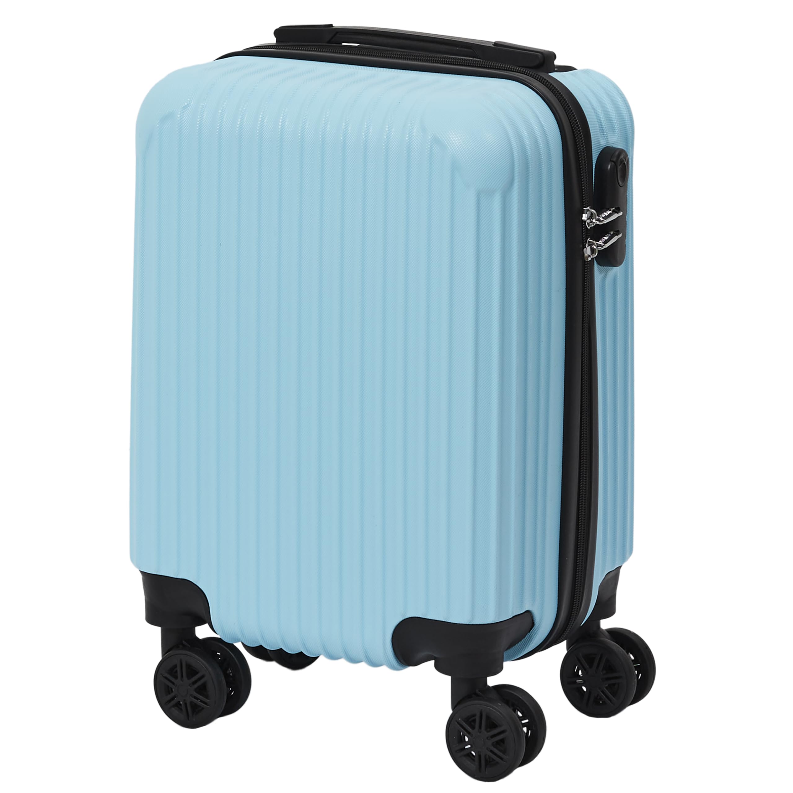 JET LAG, Set of 3 Rome Suitcases 36L 60L 86L, Elegant and Modern Design, Optimal Storage Capacity, Robust and Durability, Carrying Comfort, Blue