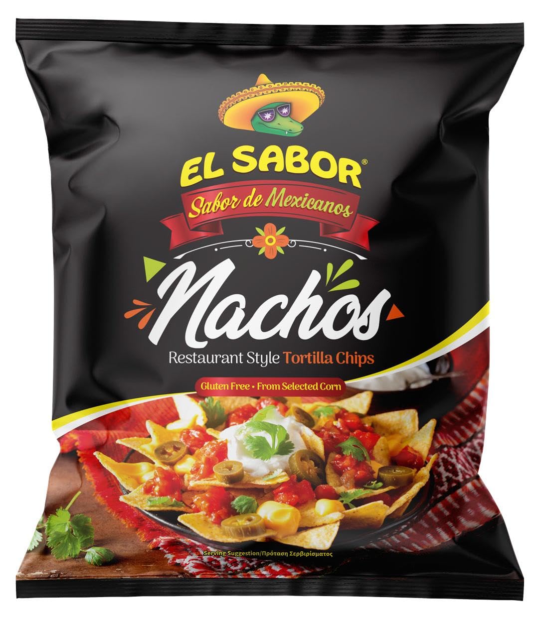 EL SABOR BIG NACHOS LIGHTLY SALTED 200g