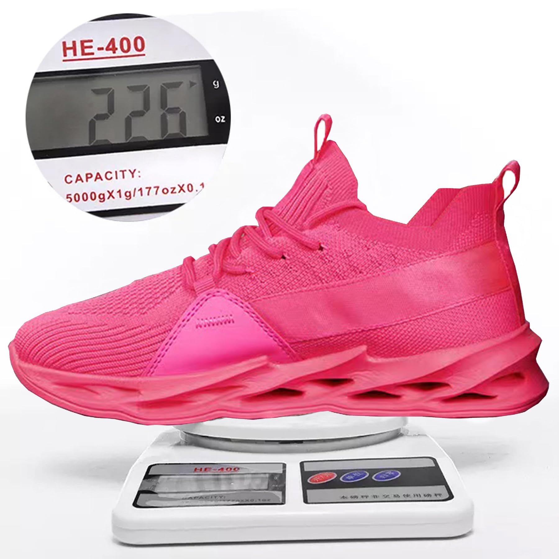 Scarpe Running Uomo Ginnastica Sneaker Donna Leggere Traspirante Outdoor Sportive Calzature da Corsa Pallavolo Tennis Nero Verde Bianco Rosa Giallo Grau Orange Viola Rosso Marrone EU 36-46