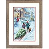 Dimensions 70-08960 Counted Cross Stitch Kit, Christmas Tradition, 14 Count White Aida Cloth, 9