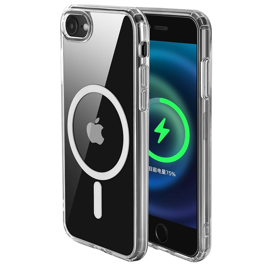 iPhone8用　クリアケース Amazon.co.jp: Eiffebill iPhone 8 ケース 透明 米軍規格 【耐