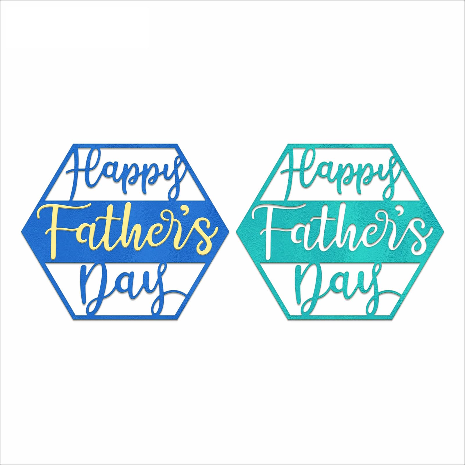 XMZZMX Happy Father's Day Hollow Metal Cutting Dies for Card Making, Paper Embossing Die Cuts Kit Templates, Storage Pockets Supplies, Photo Frame Album DIY Scrapbooking Stencils Sets