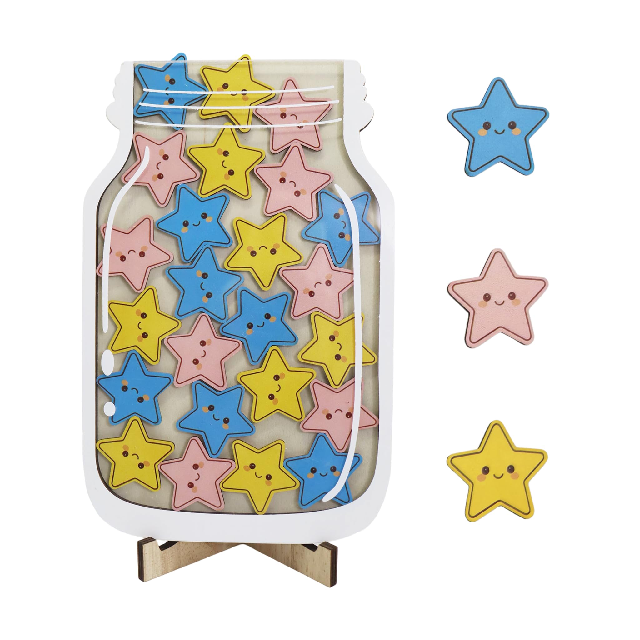 OYIWINMI Reward Jars for Children Behaviour, Star Jar Reward System