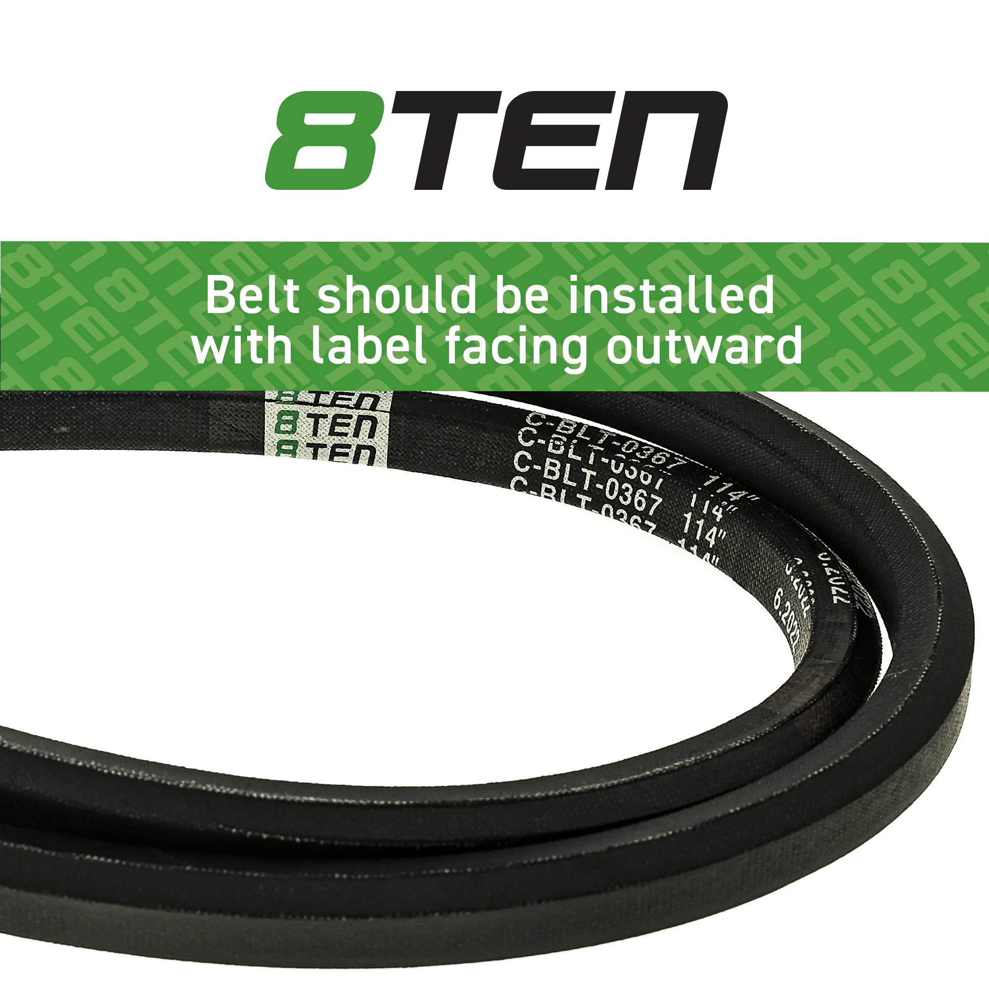 Amazon.com : 8TEN Double V-Belt for John Deere 855 755 955 655 160 