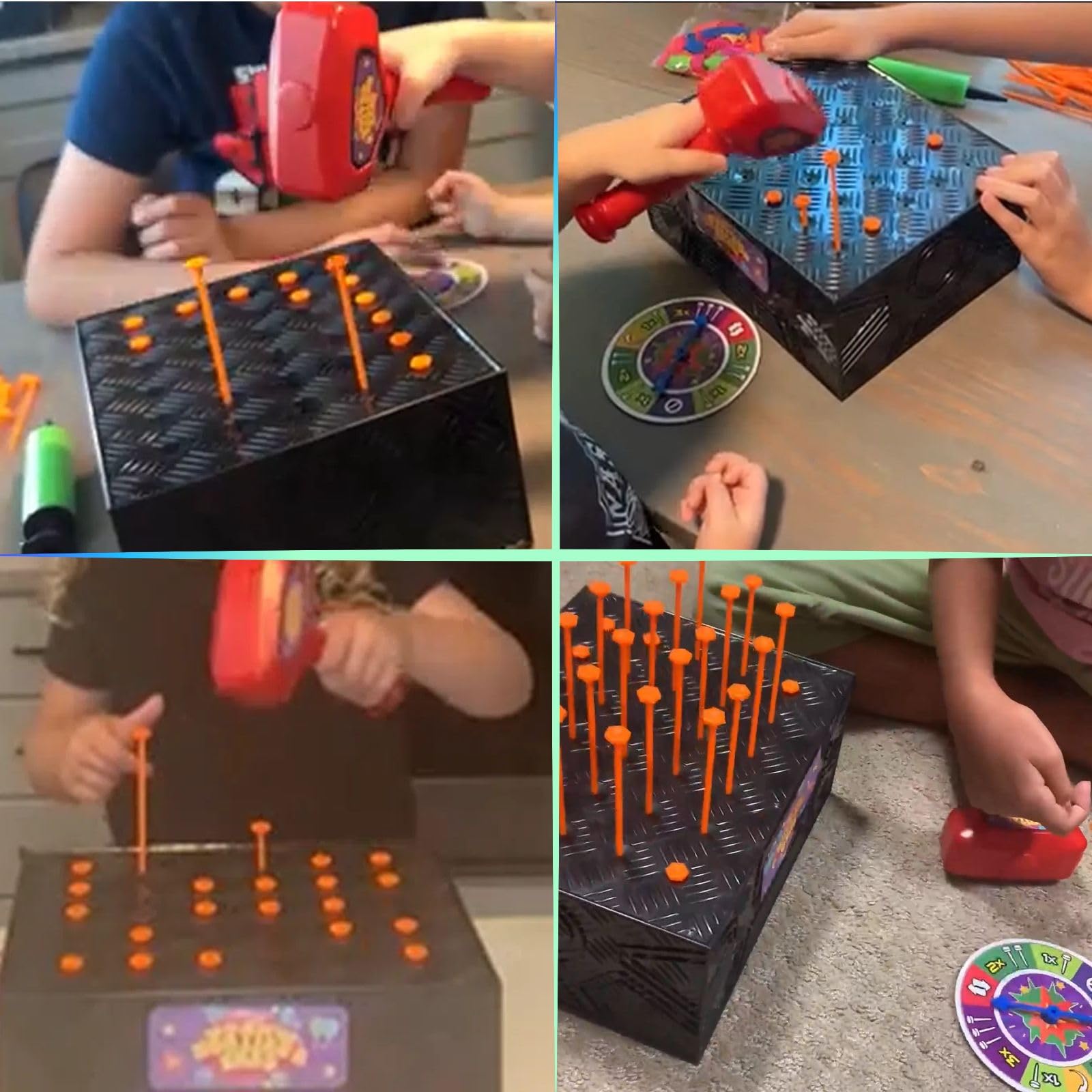 Balloon Popping Game - Whack A Bang Tabletop Party Game For Kids & Adults, Family Night Fun