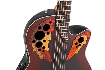 ギター Ovation Ce44 RRB Amazon.com: Ovation Celebrity Elite CE44-RRB Mid-depth
