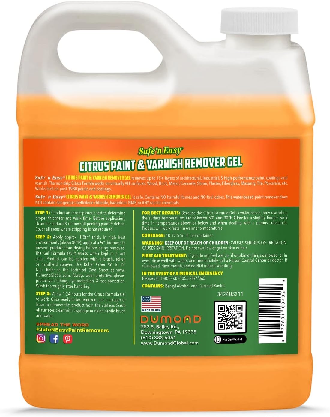 Buy Safe 'n Easy Citrus Paint & Varnish Remover Gel - Strips ...