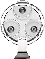 Vista 4 de Ettori Espejo de Ducha Sin Niebla para Afeitar con Soporte para Maquinilla de Afeitar, Espejo de Ducha con Poderoso Sistema de Sujeción