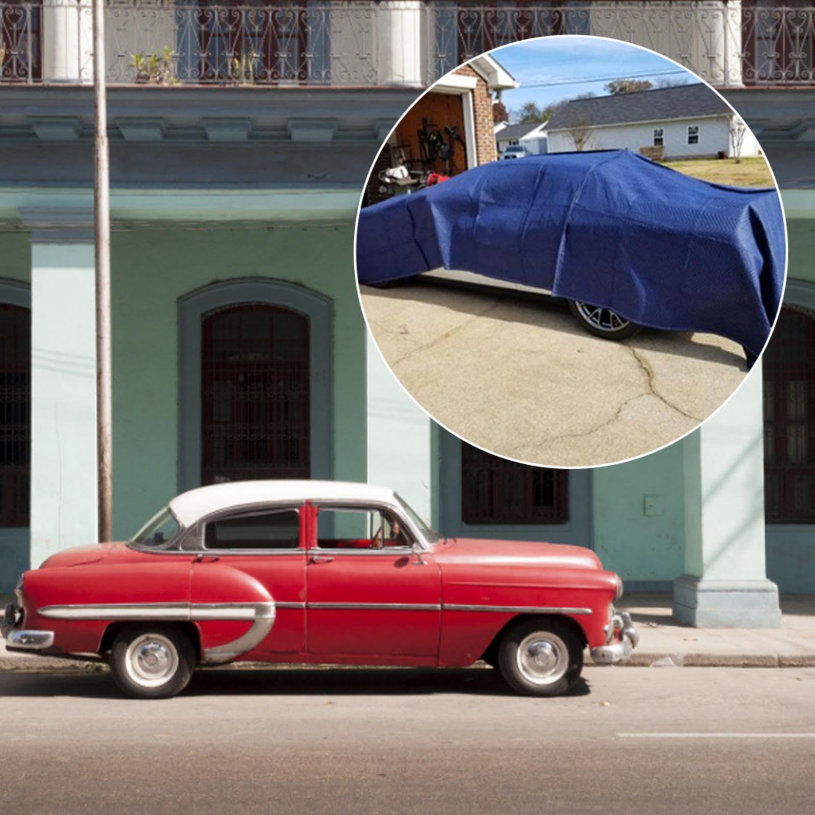 Amazon.co.jp: 引っ越し用の毛布の梱包, 家具移動配送用大型保護