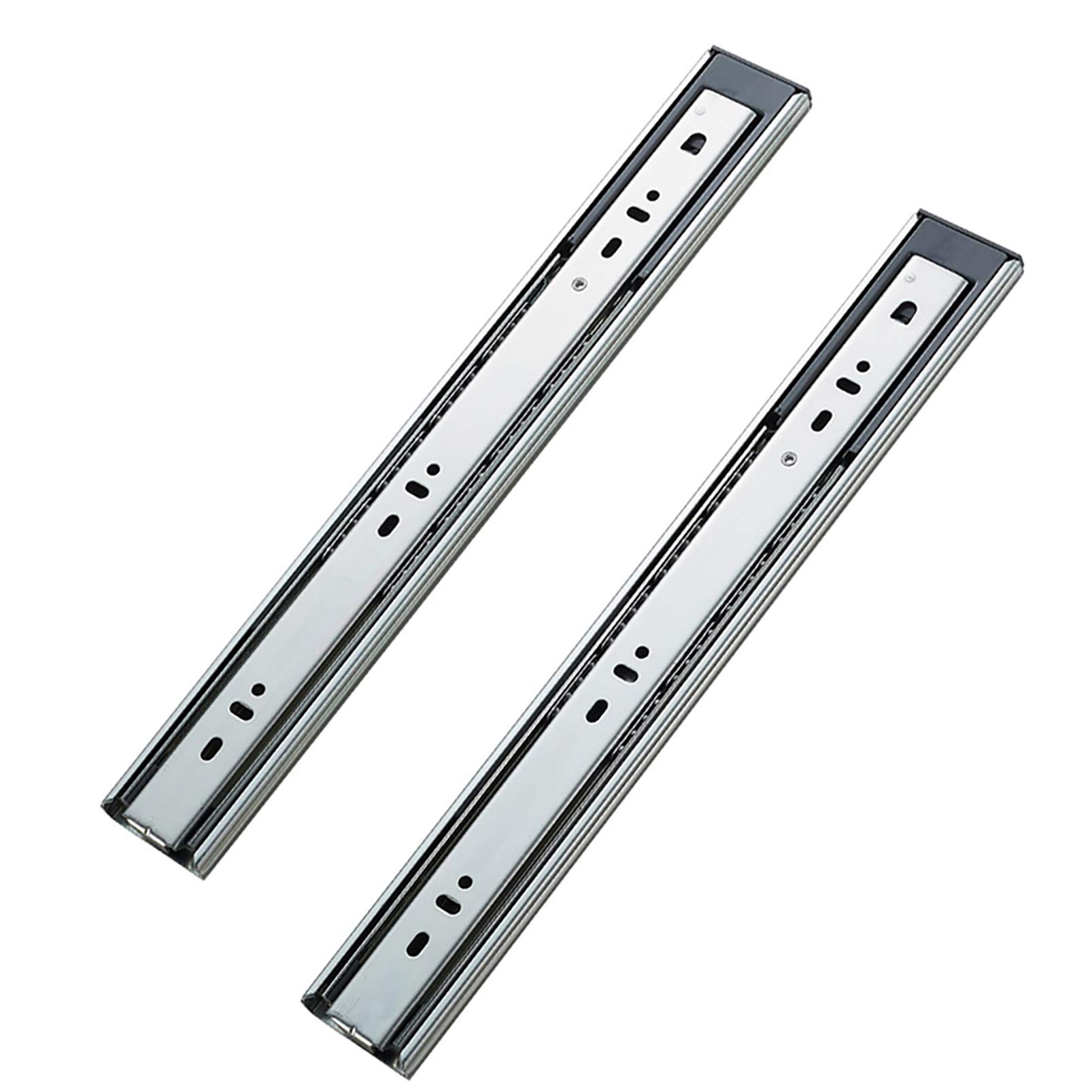Guidage rail télescopique en acier robuste avec glissière tiroir fermeture amortie