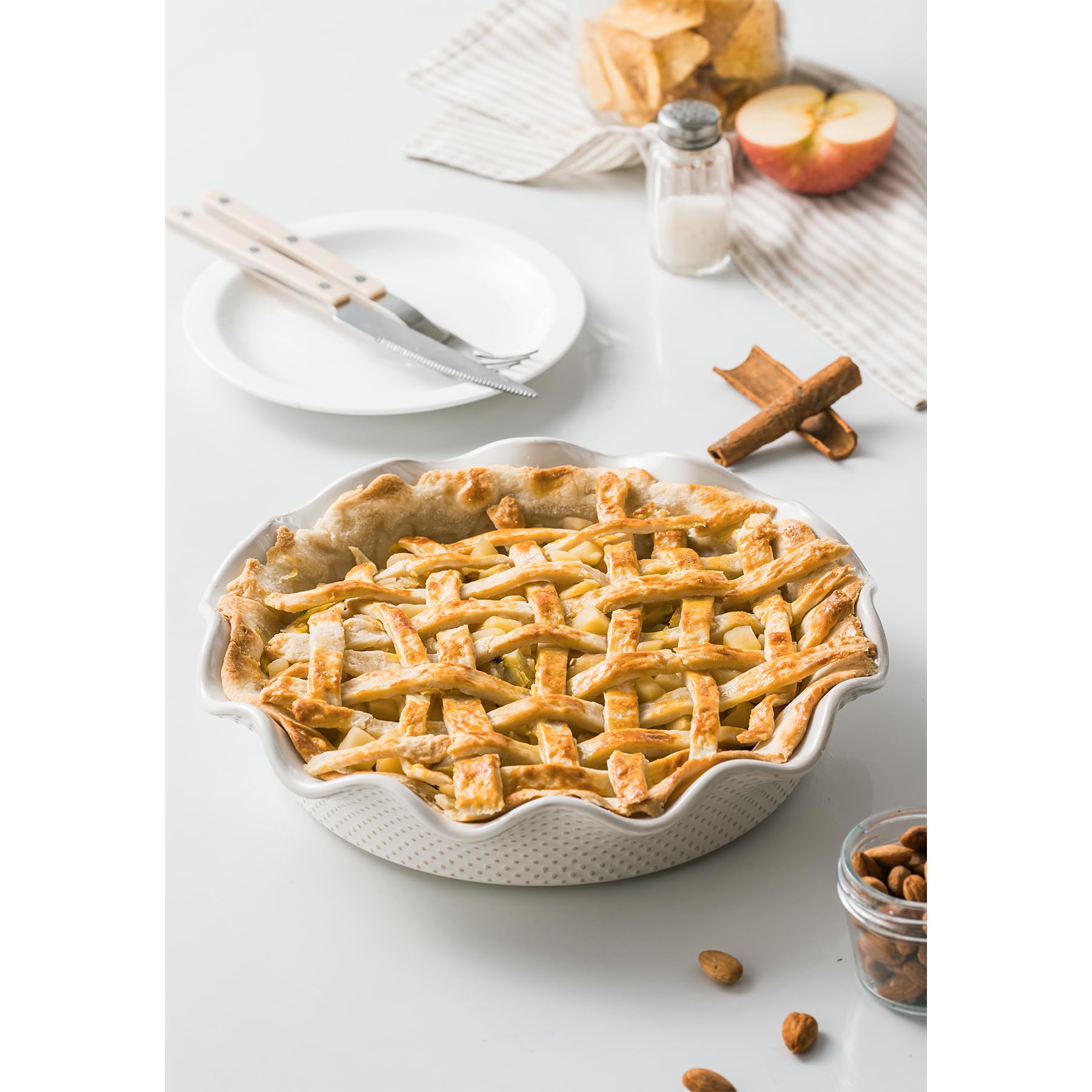 Moule à tarte, pois, ecru, X-Large