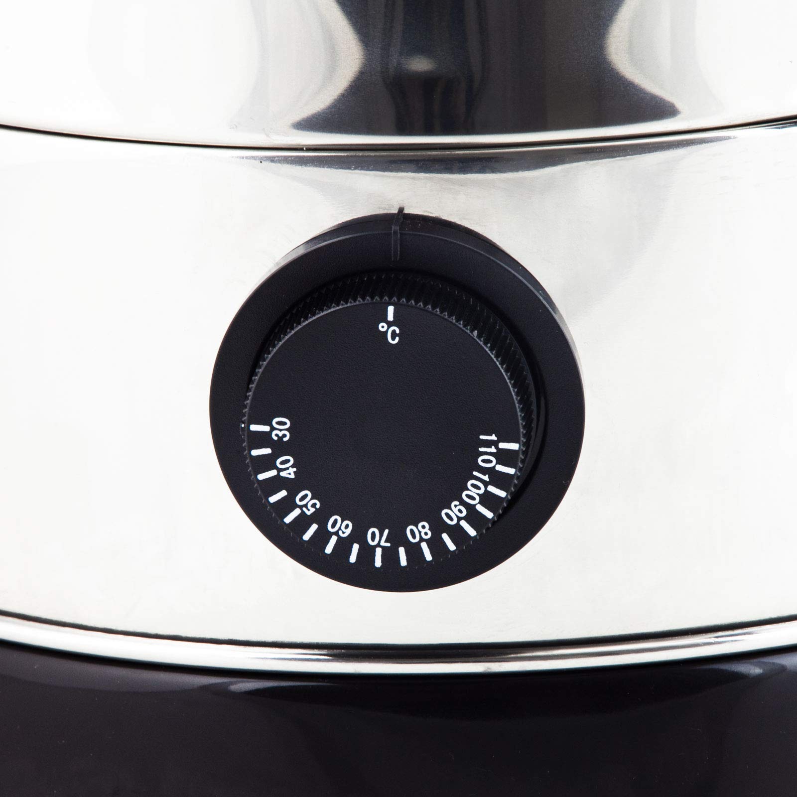 Grafner XL Glühweinkocher aus Edelstahl - 8,8 Liter - 1500 Watt mit Zapfhahn, Thermostat und Überhitzungsschutz Heißgetränkespender