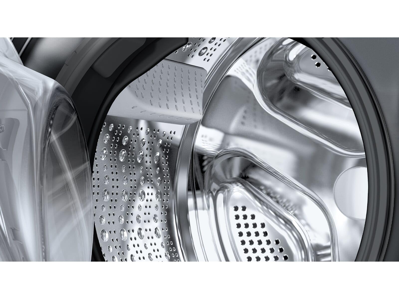 Bosch WNC254AS0 Série 8 Lave-linge séchant intelligent, lavage 10,5 kg et séchage 6 kg, 1400 tr/min, dosage intelligent i-Dos, élimine 16 types de taches, IronAssist avec fonction vapeur, AutoDry