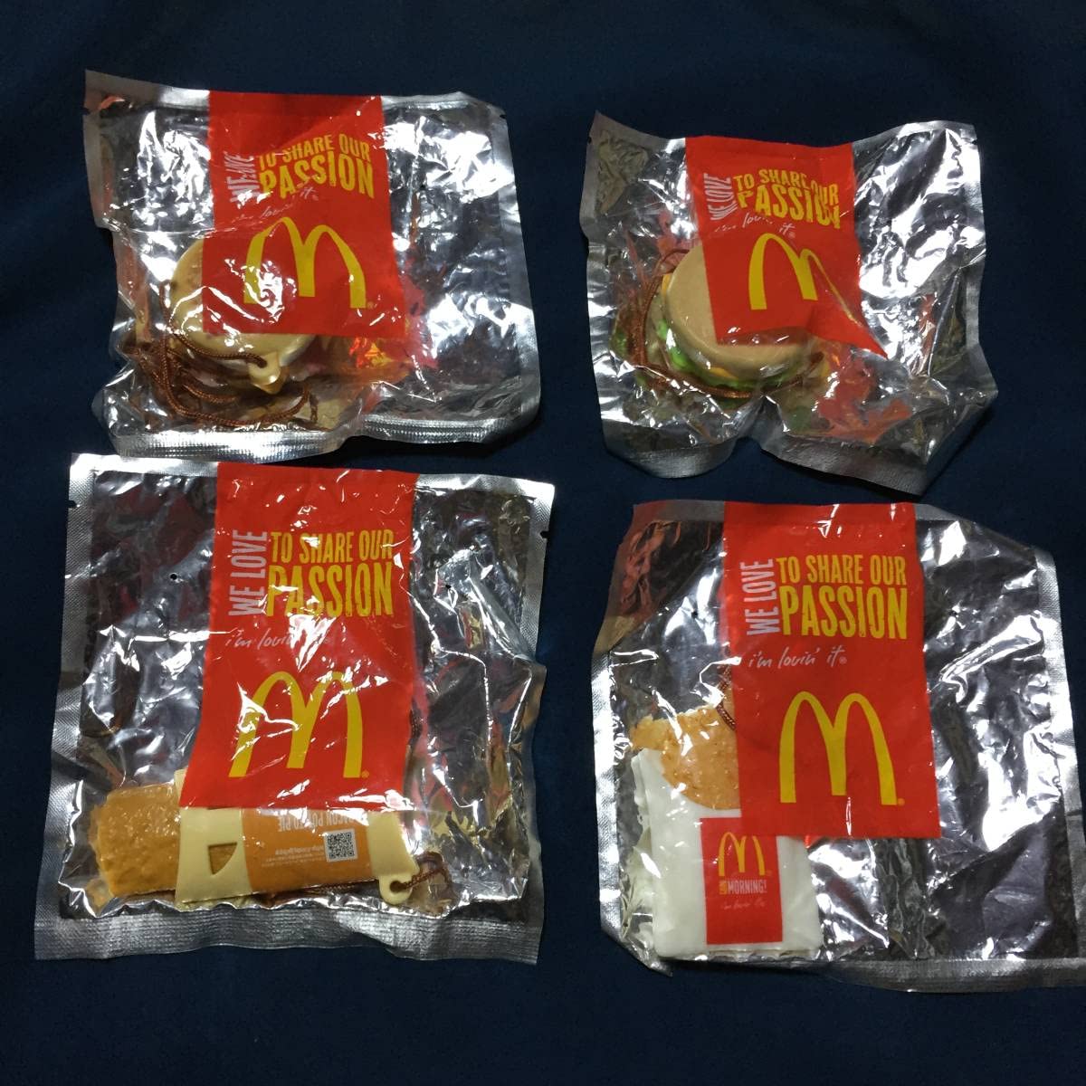Amazon.co.jp: マクドナルド フードストラップ 4個セット リアル 食品