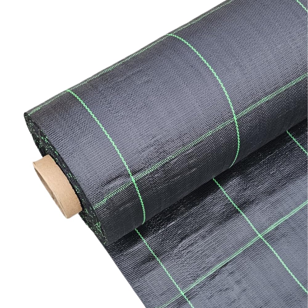 Telo Pacciamatura 1x30 Metri 100g/m² - Nero, Anti Erbacce, Permeabile, Con Stabilizzazione UV - Foto 3