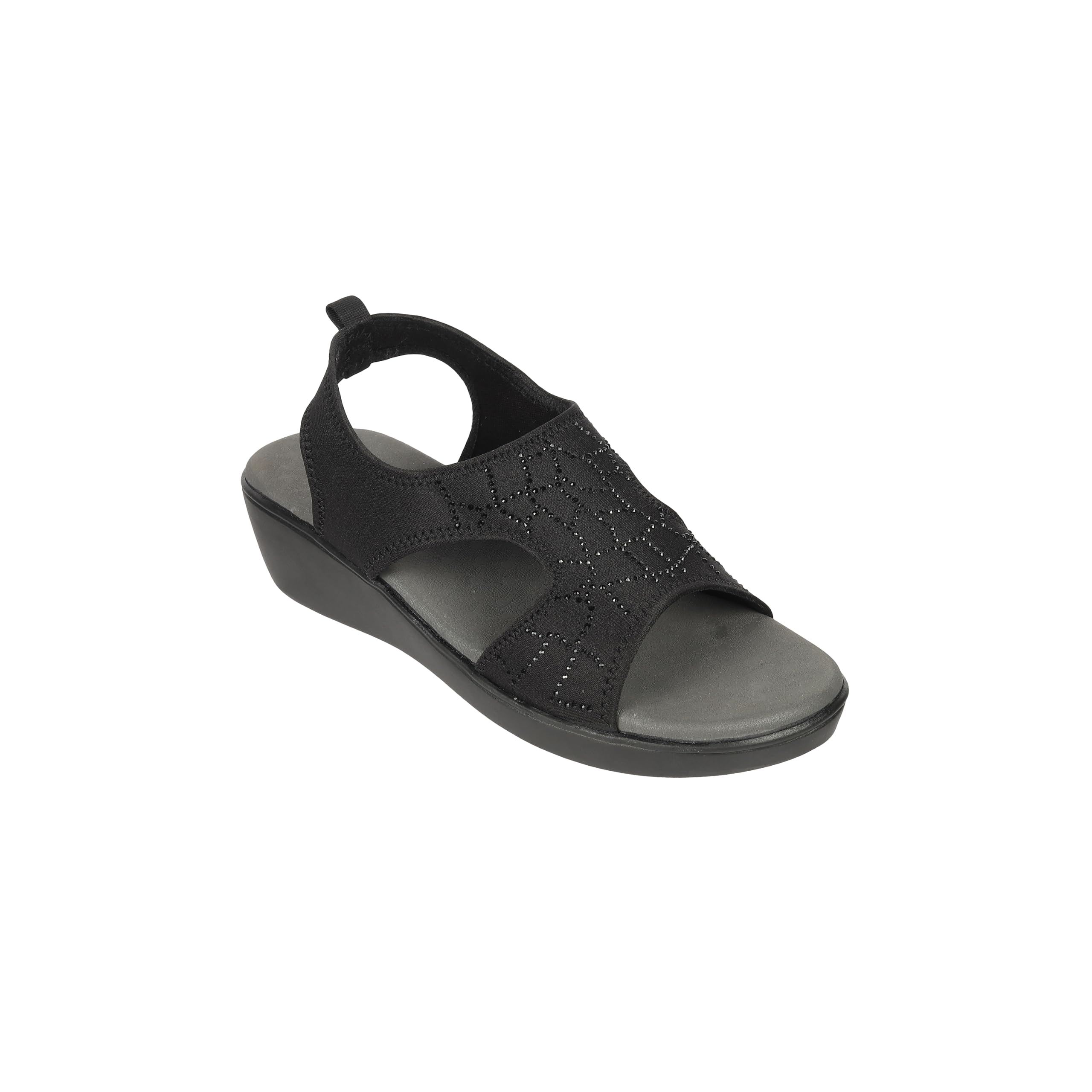 Women' Black Sandals-image-10
