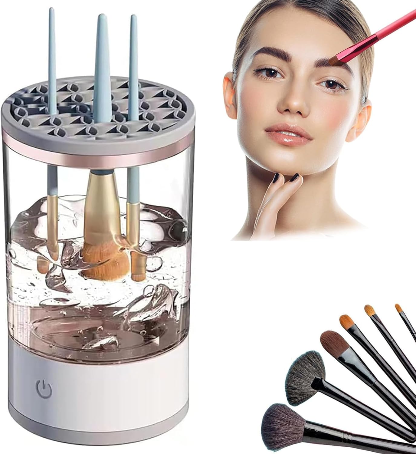 2024 New Electric Makeup Brush Cleaner, Cosmetic Brush Cleaner, Makeup