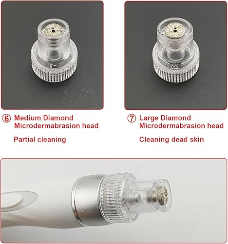 Miniatura 8 de Recambios de la máquina de la belleza del cuidado de la cara Dermabrasion Aqua Peel Water Scrub Tips Caps 6 Plastic 2 Diamond Microdermabrasion 1