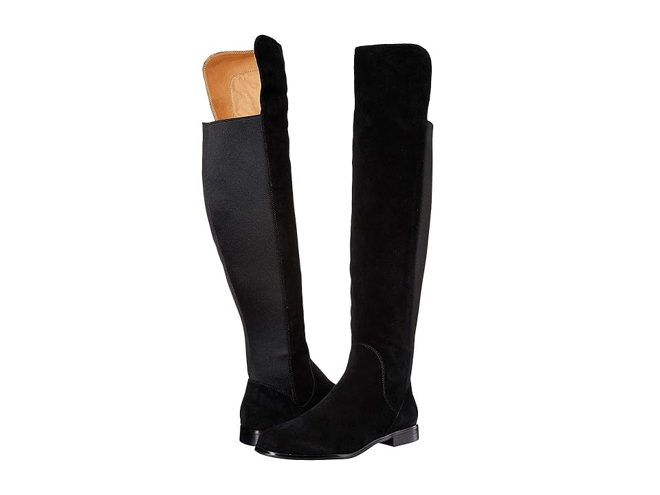 

CC Corso Como Larissa (Black Split Suede/Black Elastic) Women's Shoes