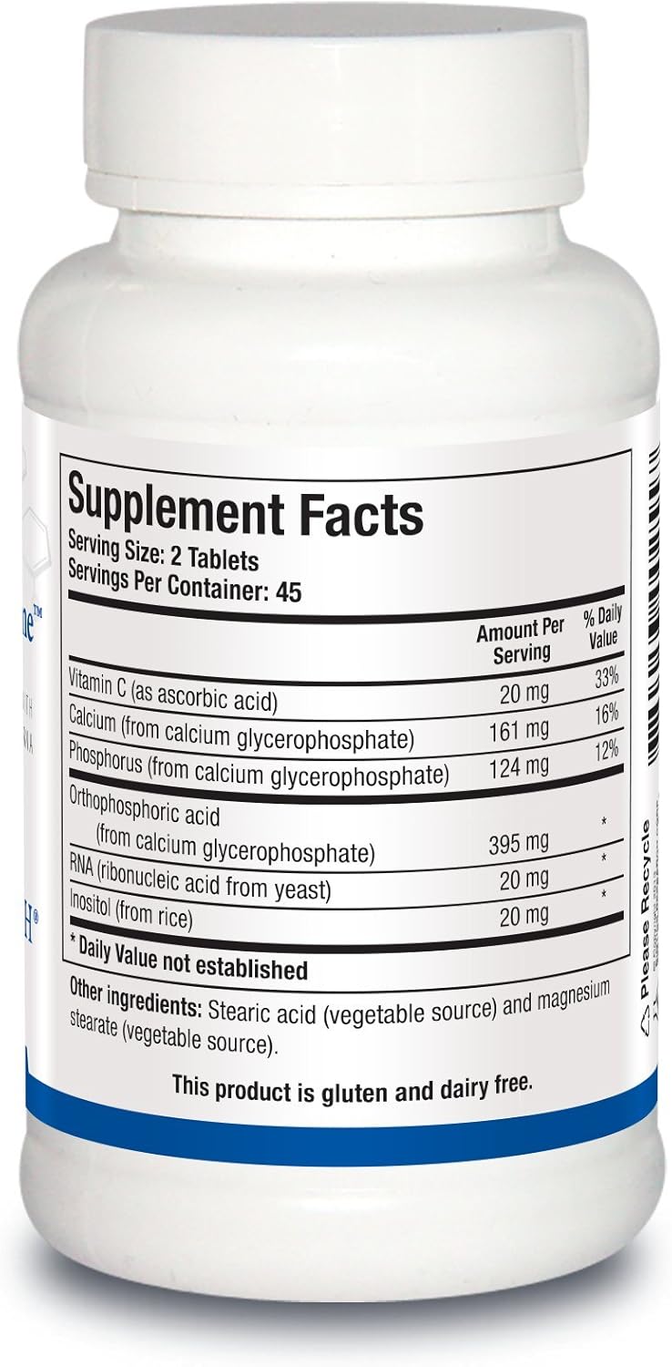 Biotics Research Super Phosphozyme –Phosphorous and RNA, Electrolytes, Healthy Bones and Teeth, Protein Production, Energy Support, 90 Tablets - Image 2