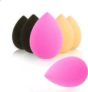 6 PACK Makeup Sponge Set, Makeup Beauty Blender, Face Blender, Makeup Brush, Makeup Remover, Foundation Blending Sponge