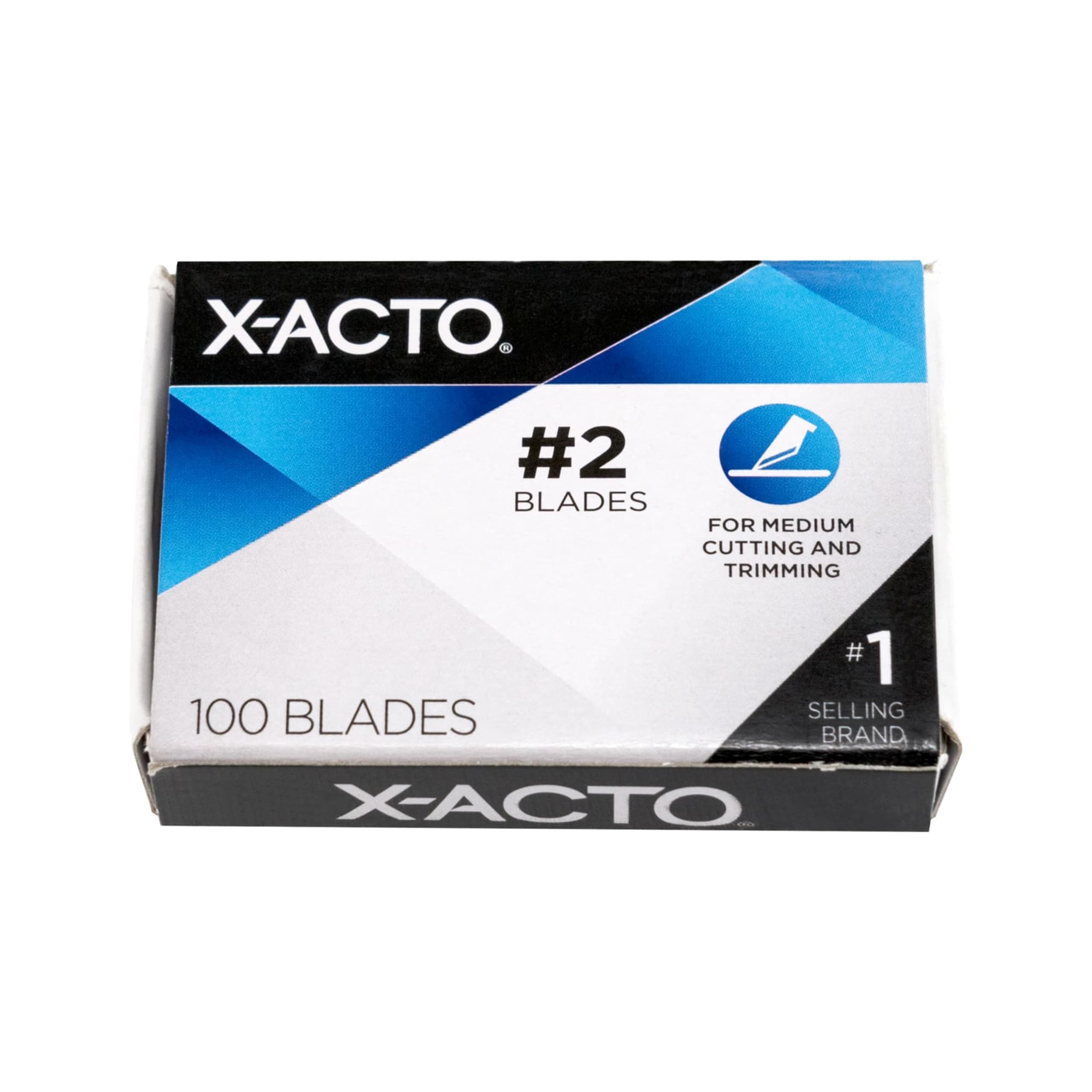 X-ACTO #2 Blades, Bulk Pack for X-ACTO Knives, Box of 100 - Arts &amp; Crafts, For Precision Cutting and Trimming