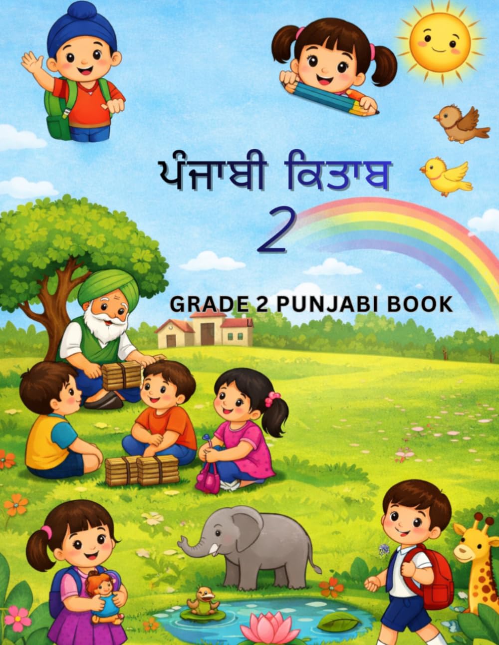 Punjabi Workbook for Kids – Grade 2: Reading, Writing, Grammar, Vocabulary & Practice Activities for Kids